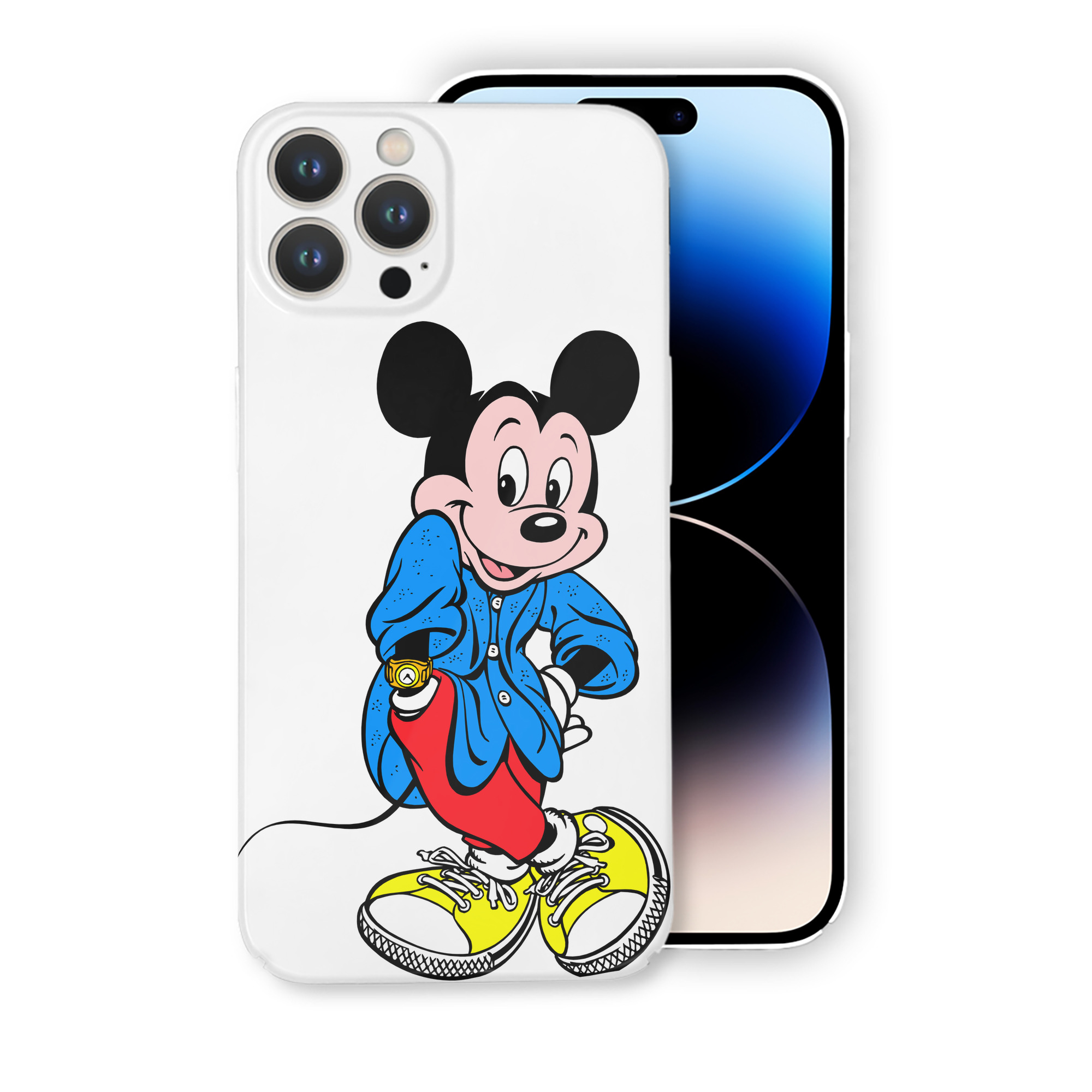 （画像用） ミッキーマウス Mickey Mouse 【iPhone 14シリーズ対応】ハードケース